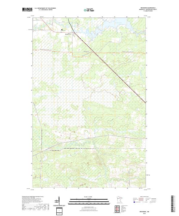 US Topo 7.5-minute map for Ericsburg MN