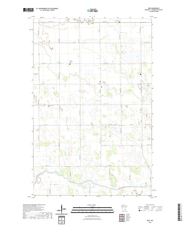 US Topo 7.5-minute map for Erie MN