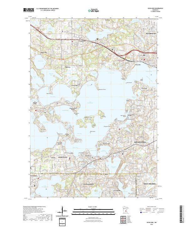 US Topo 7.5-minute map for Excelsior MN