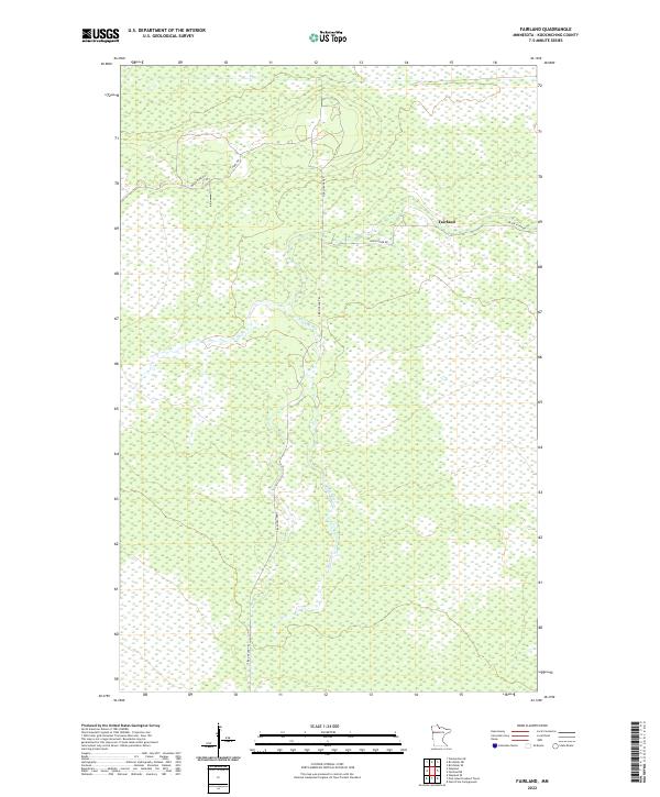 US Topo 7.5-minute map for Fairland MN