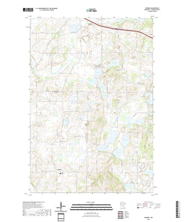 US Topo 7.5-minute map for Farming MN