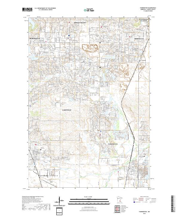 US Topo 7.5-minute map for Farmington MN