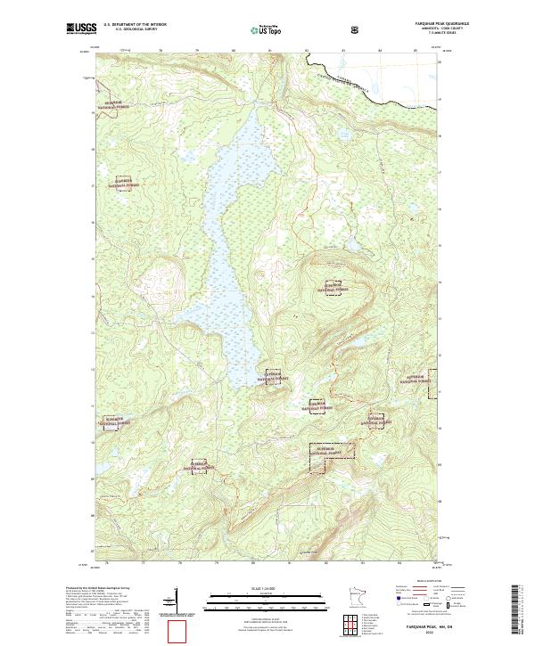 US Topo 7.5-minute map for Farquhar Peak MNON