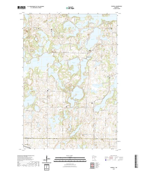 US Topo 7.5-minute map for Farwell MN