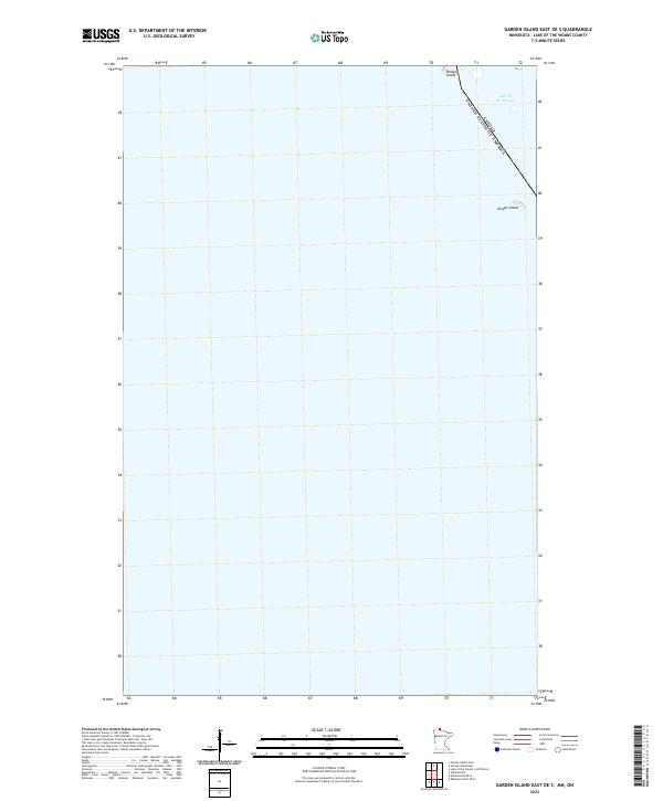 US Topo 7.5-minute map for Garden Island East OE S MNON