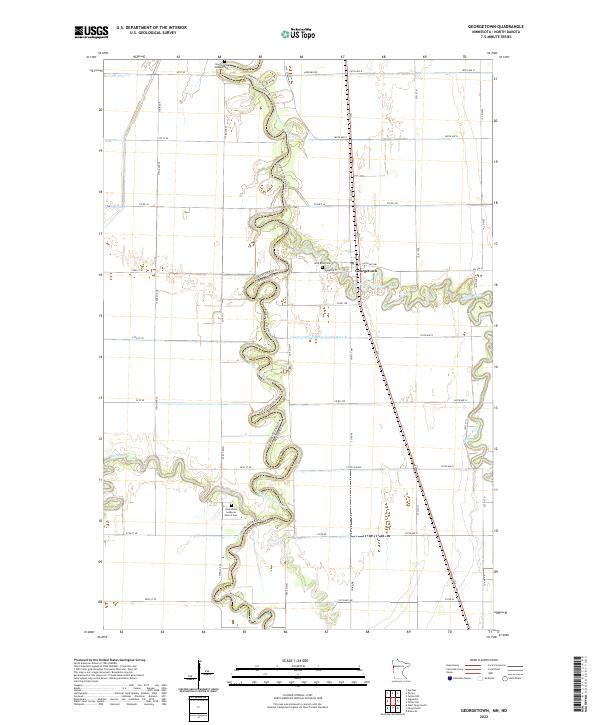 US Topo 7.5-minute map for Georgetown MNND
