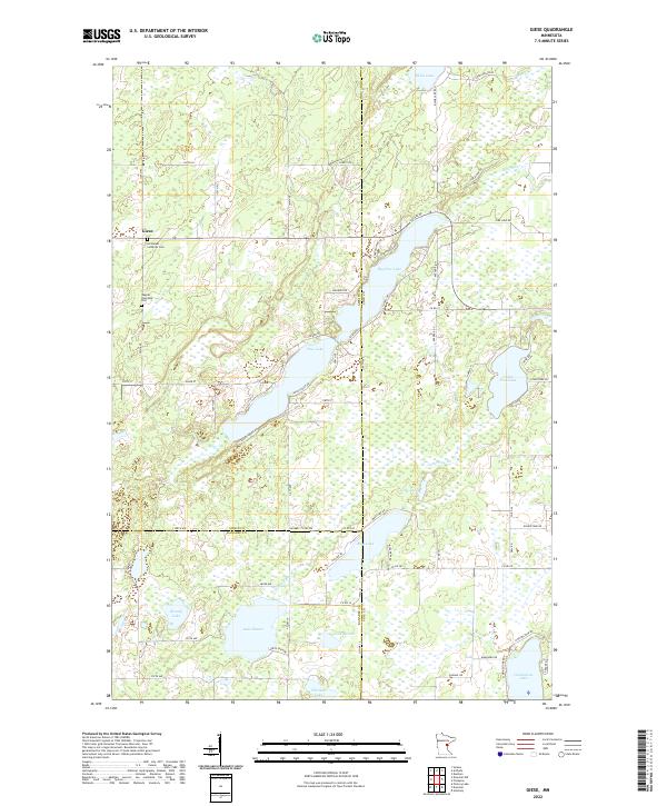 US Topo 7.5-minute map for Giese MN
