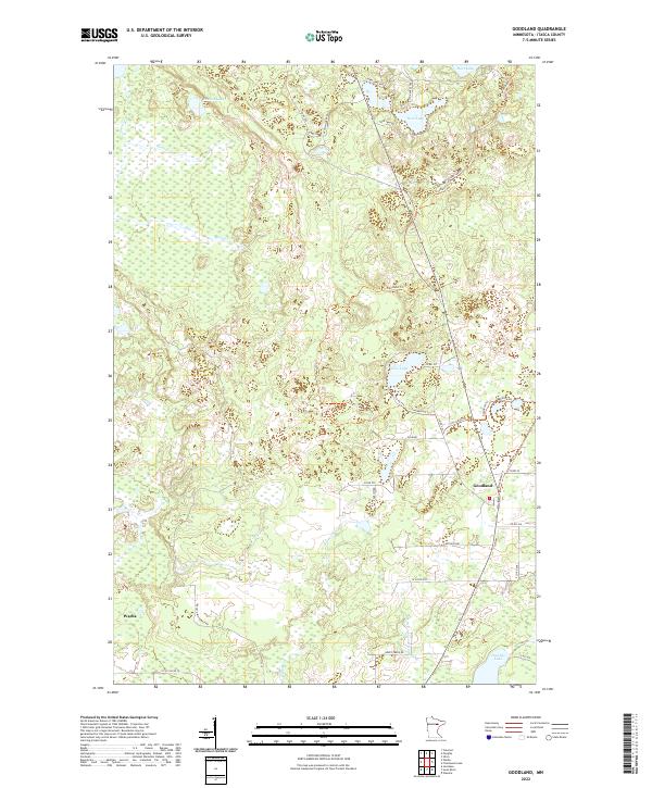 US Topo 7.5-minute map for Goodland MN