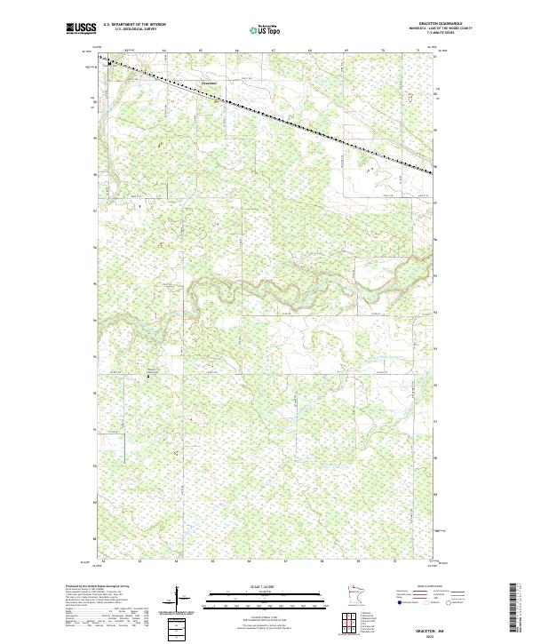 US Topo 7.5-minute map for Graceton MN