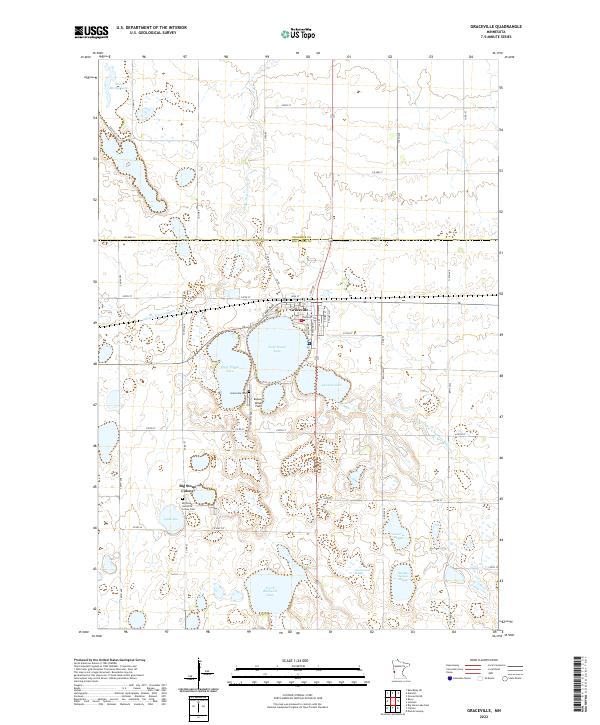 US Topo 7.5-minute map for Graceville MN