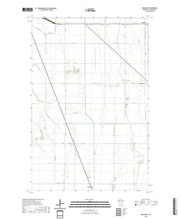 US Topo 7.5-minute map for Greenview MN