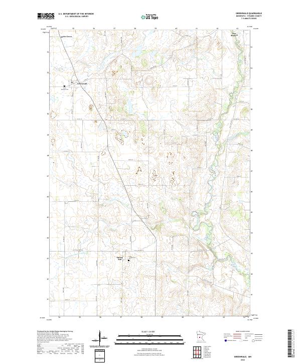 US Topo 7.5-minute map for Greenwald MN