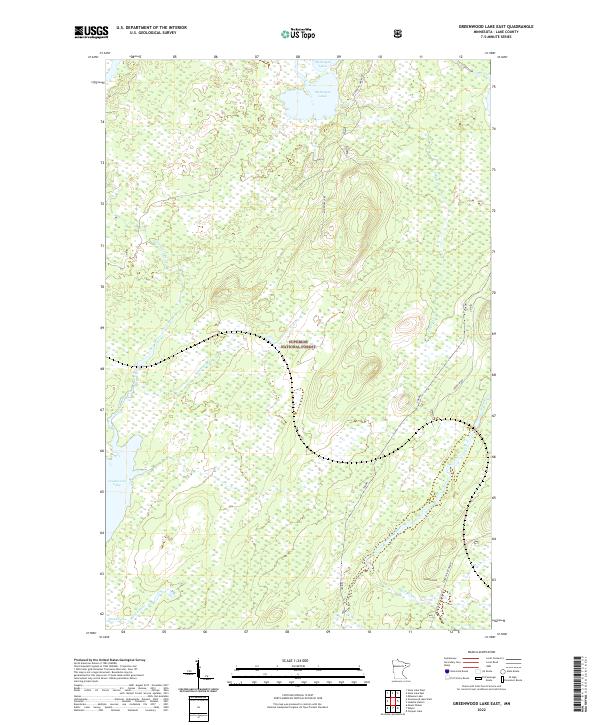 US Topo 7.5-minute map for Greenwood Lake East MN