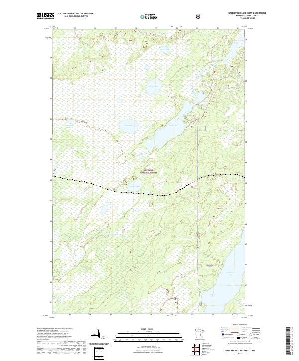 US Topo 7.5-minute map for Greenwood Lake West MN