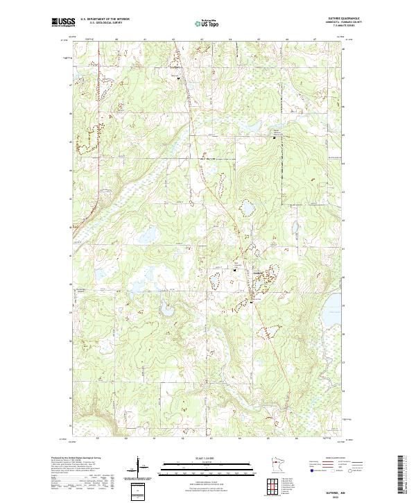 US Topo 7.5-minute map for Guthrie MN
