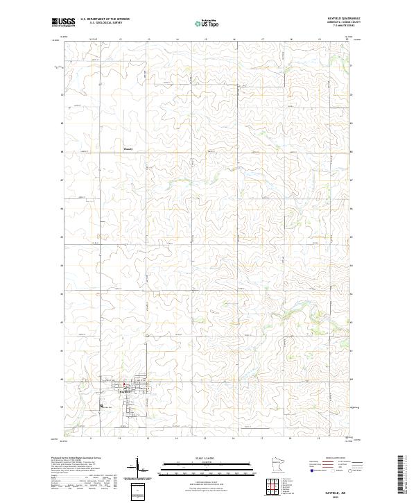 US Topo 7.5-minute map for Hayfield MN