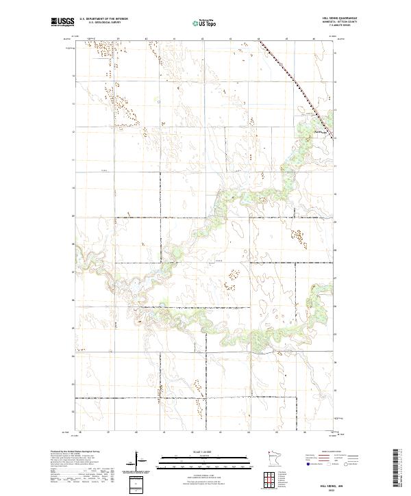 US Topo 7.5-minute map for Hill Siding MN
