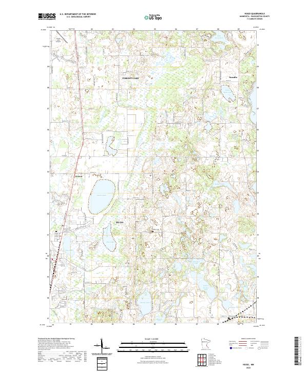 US Topo 7.5-minute map for Hugo MN