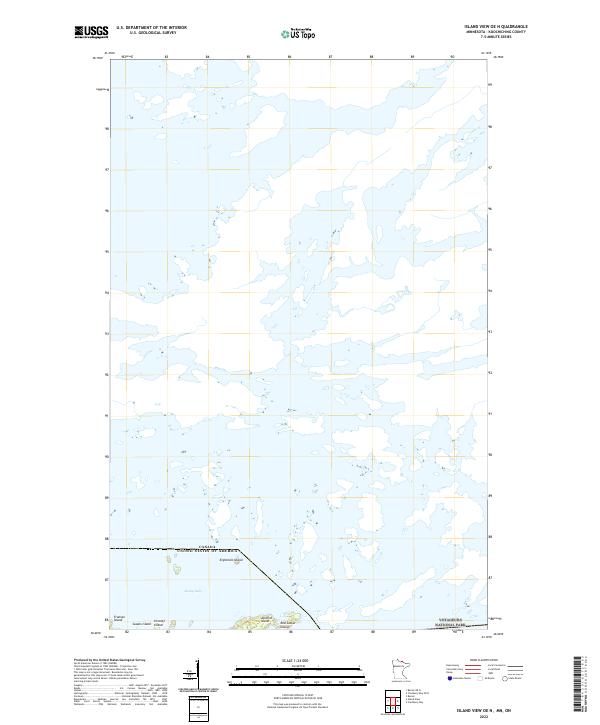 US Topo 7.5-minute map for Island View OE N MNON