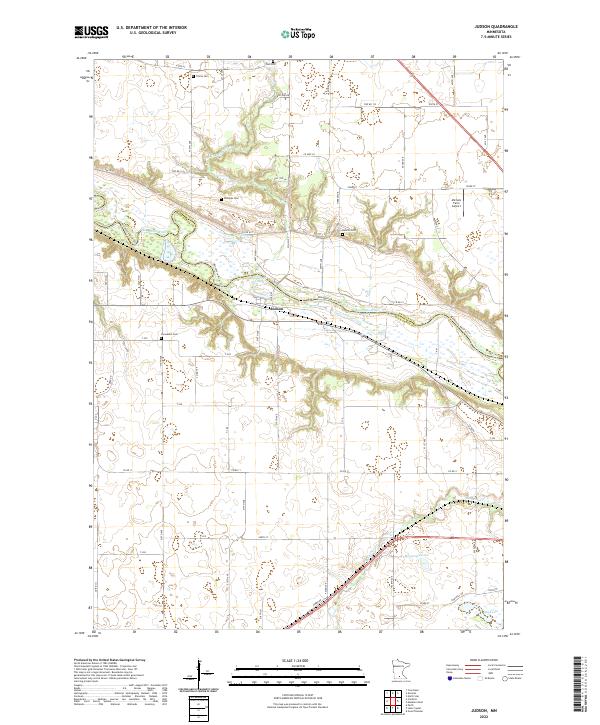 US Topo 7.5-minute map for Judson MN
