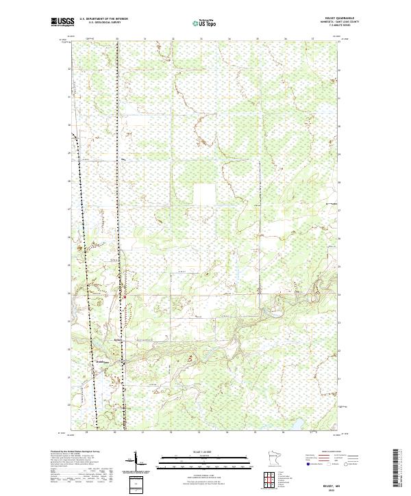 US Topo 7.5-minute map for Kelsey MN