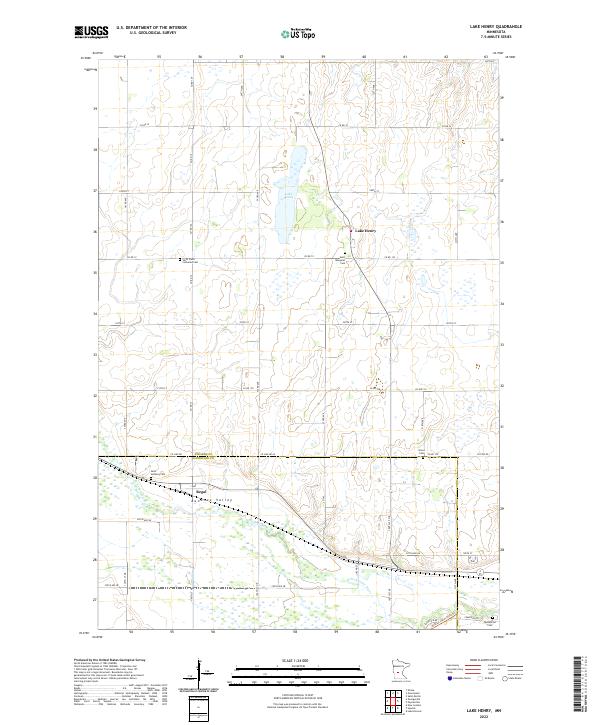 US Topo 7.5-minute map for Lake Henry MN