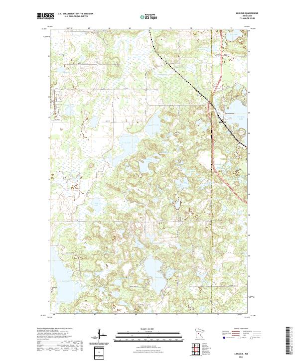 US Topo 7.5-minute map for Lincoln MN