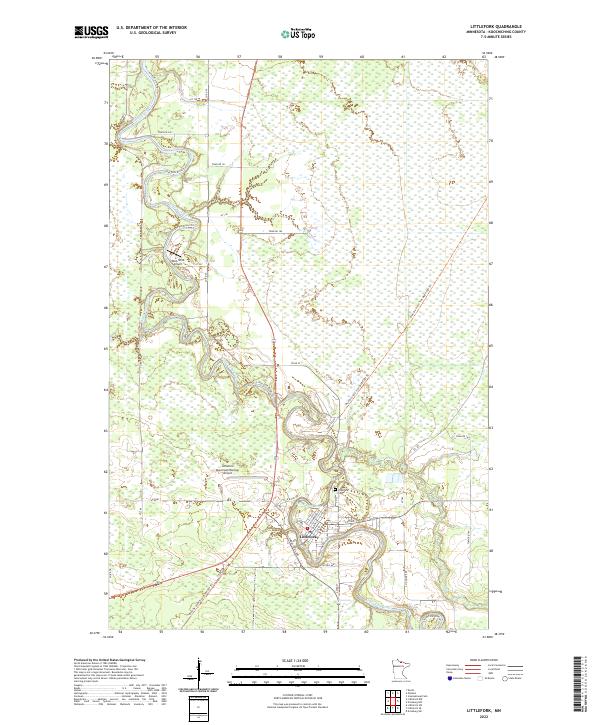 US Topo 7.5-minute map for Littlefork MN