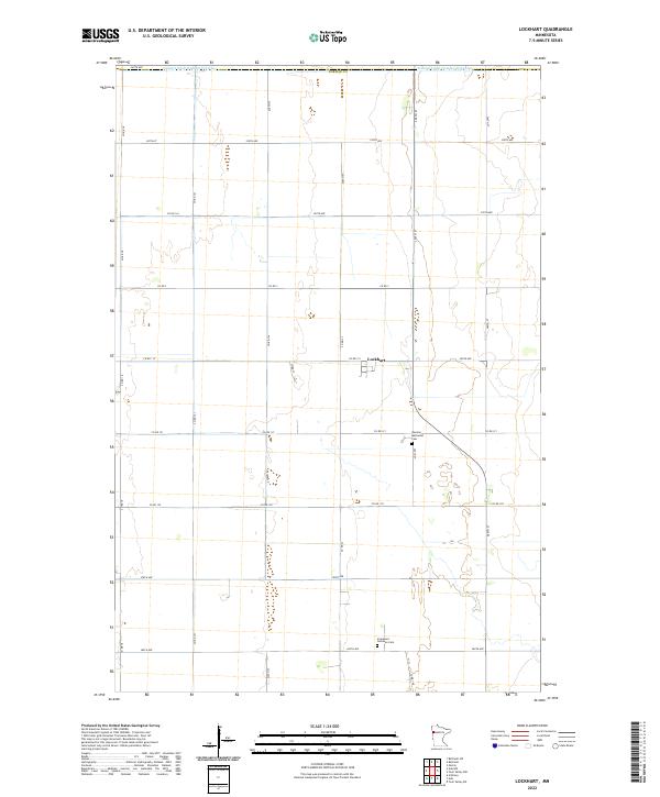 US Topo 7.5-minute map for Lockhart MN