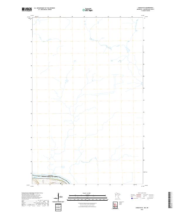 US Topo 7.5-minute map for Loman OE N MNON