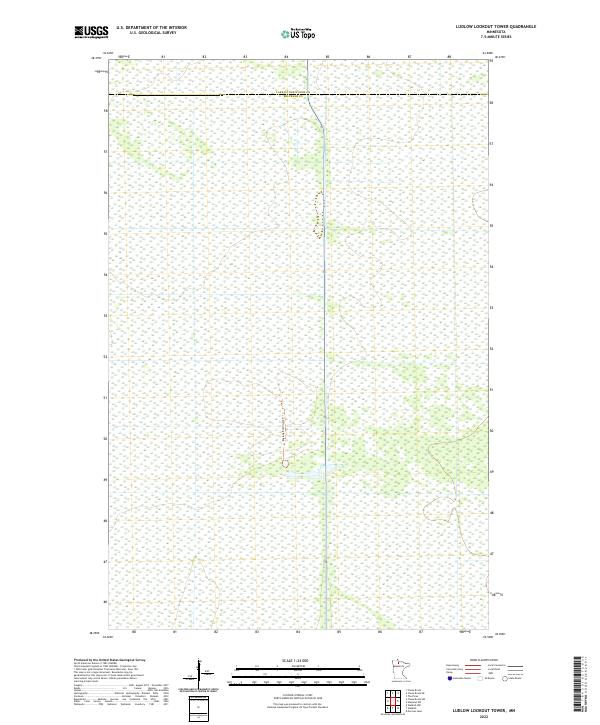 US Topo 7.5-minute map for Ludlow Lookout Tower MN