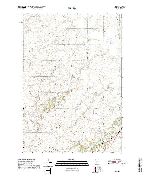 US Topo 7.5-minute map for Lynd MN