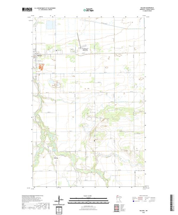 US Topo 7.5-minute map for Malung MN