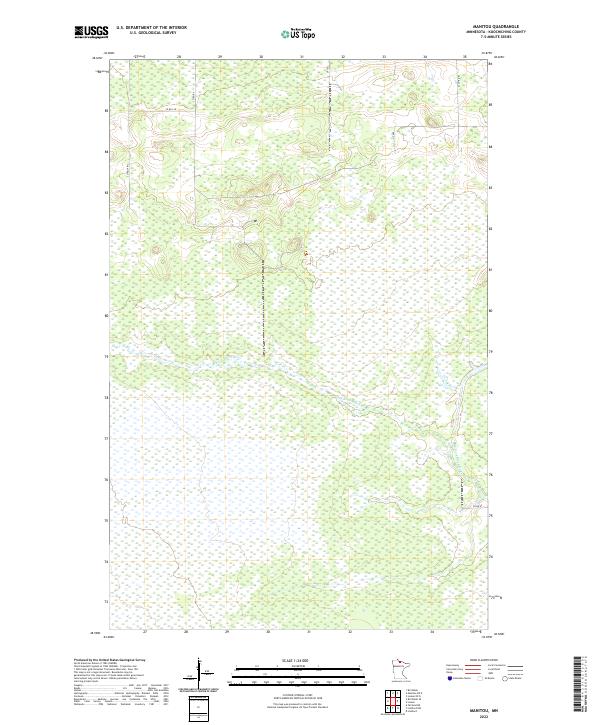 US Topo 7.5-minute map for Manitou MN