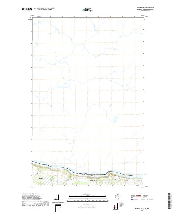 US Topo 7.5-minute map for Manitou OE N MNON