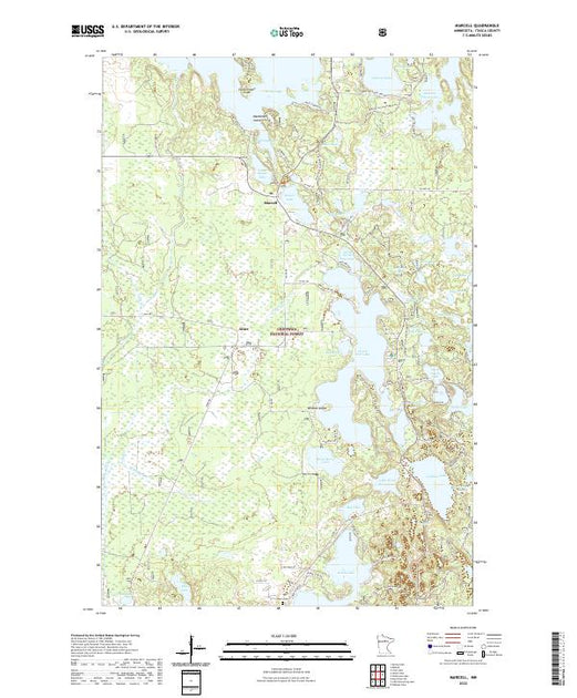 US Topo 7.5-minute map for Marcell MN – American Map Store