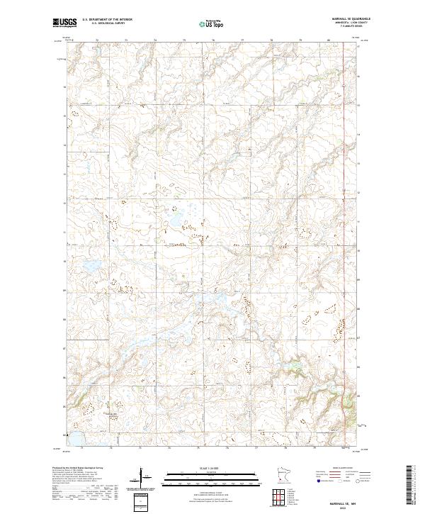 US Topo 7.5-minute map for Marshall SE MN