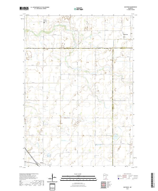 US Topo 7.5-minute map for Matawan MN