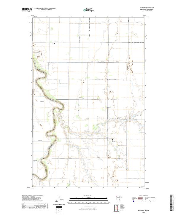 US Topo 7.5-minute map for Mattson MNND
