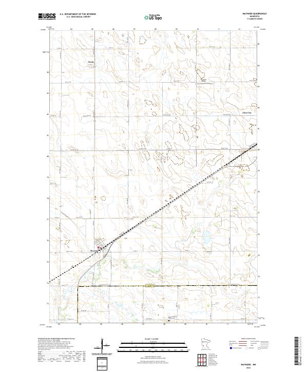 US Topo 7.5-minute map for Maynard MN