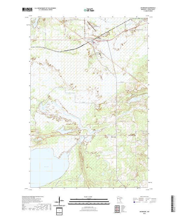 US Topo 7.5-minute map for McGregor MN