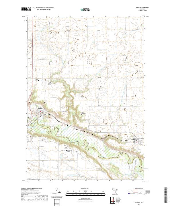 US Topo 7.5-minute map for Morton MN