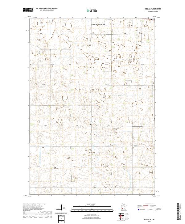US Topo 7.5-minute map for Morton NE MN