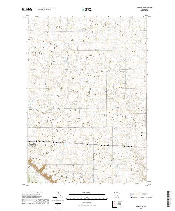 US Topo 7.5-minute map for Morton SE MN