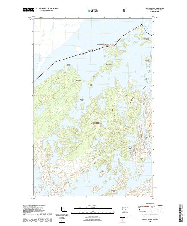 US Topo 7.5-minute map for Munker Island MNON