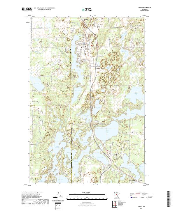 US Topo 7.5-minute map for Nisswa MN