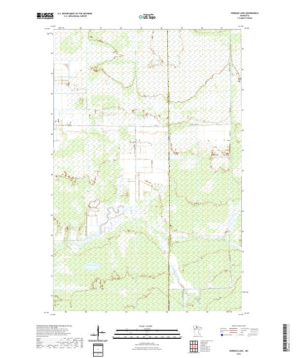 US Topo 7.5-minute map for Norman Lake MN