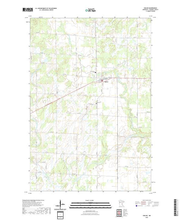 US Topo 7.5-minute map for Ogilvie MN