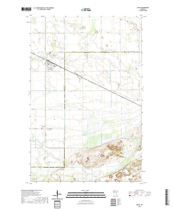 US Topo 7.5-minute map for Oklee MN