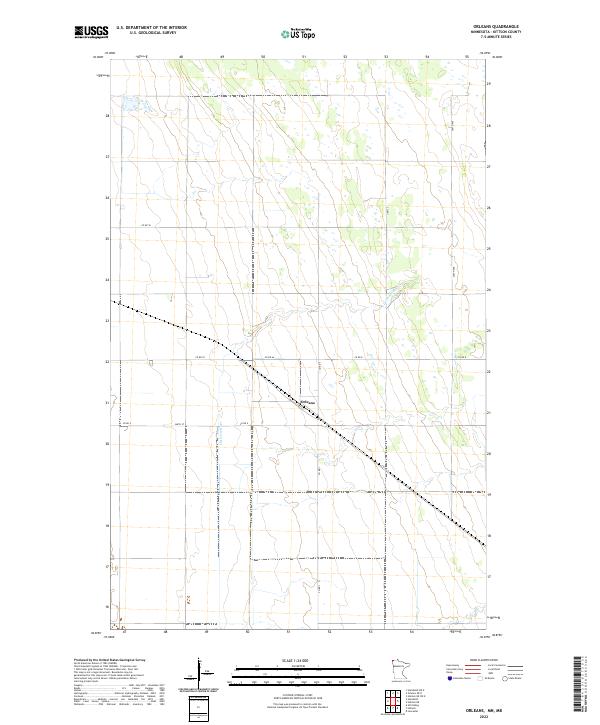 US Topo 7.5-minute map for Orleans MNMB